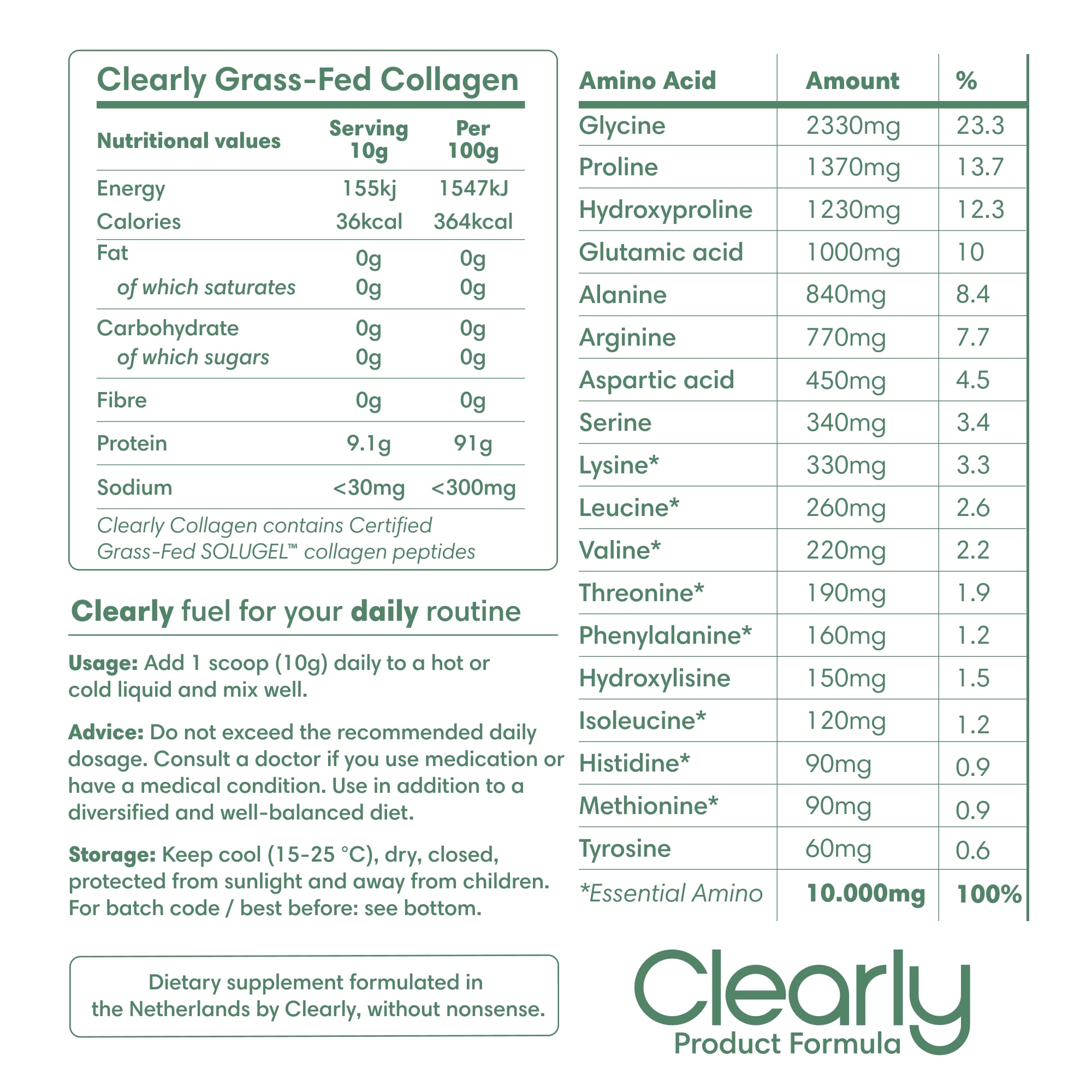  Clearly - Grass-fed Collagen