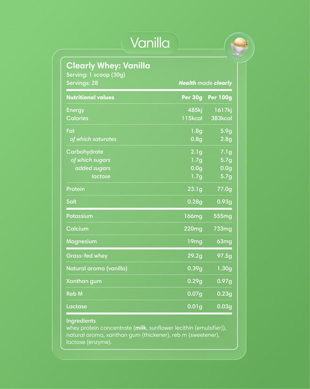  Clearly - Grass-fed Whey